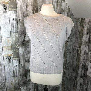 rrrr russ grey sweater vest USA med